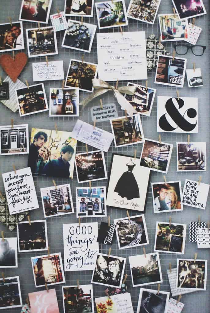 Wire Roll Vision Board